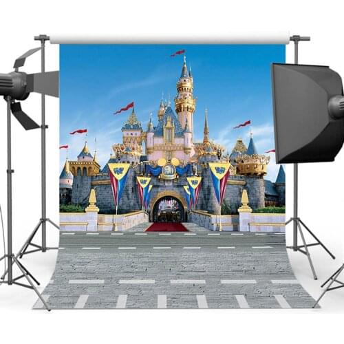 Mehofoto Castle Background for Photography Prince Photo Backdrop Booth Studio Street Computer Printed S-201