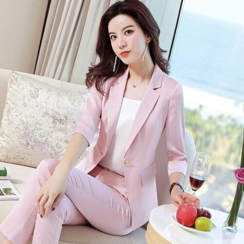 Huapang-Lsl Women's Office Trouser Suits