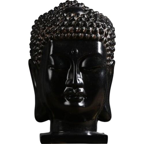 CREATIVE BUDDHIST HEAD NEW CHINESE ZEN BUDDHA LIVING ROOM PORCH TOWN HOUSE CRAFTS THAI SOFT DECORATIONS MURALS CRAFTS SCULPTURE