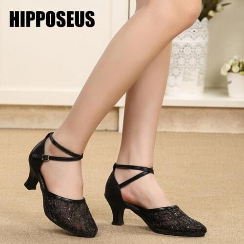 New Dance Shoes Latin Jazz Ballroom Tango Professional rubber sole 3.5/5.5CM Heels Wholesale 3 color for Women/Ladies /Girls