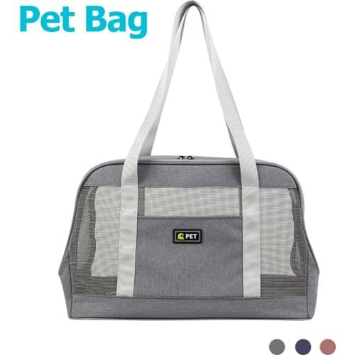 Portable Pet Cat Handbag Outdoor Travel Four Sides Breathable Durable Dog Carrier Bags Cat Single Shoulder Bags Dog Bag