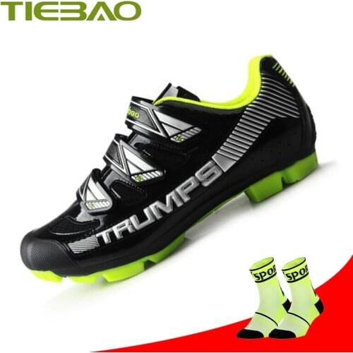 Tiebao Professional MTB Bicycle Shoes Men Bike Shoes SPD Cleat zapatillas ciclismo carretera hombre Mountain Bike shoes