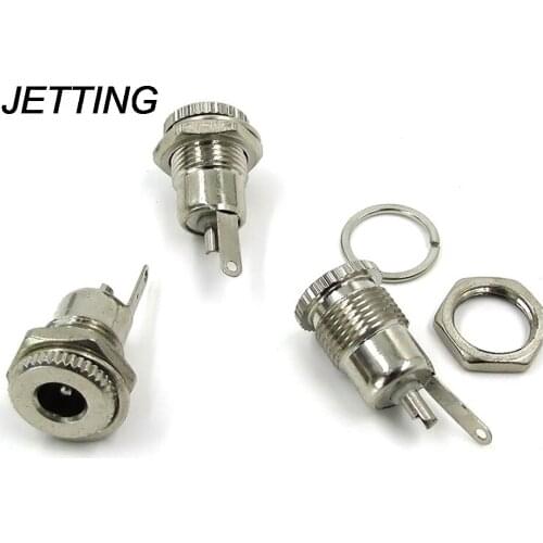 JETTING 5PCS/LOT DC099 5.5 mm x 2.1mm DC Power Jack Socket Female Panel Mount Connector DC-099