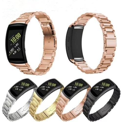 Stainless Steel Watchband For Samsung Galaxy Gear Fit 2 SM-R360/R-365 Original Wristband Replacement Fashion Strap Bracelet