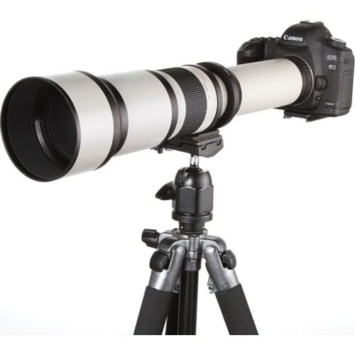 650-1300mm F8.0-16 Super Telephoto Manual Zoom Lens + T2 Adapter for Canon 1200D 760D 750D 700D 650D 600D 70D 60D 5DII 7D DSLR