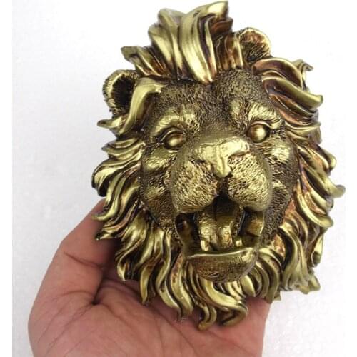FOUNTAIN NOZZLE HEAD WALL HANGING LION HEAD RESIN CRAFTS HOME HANGING DECORATIONS LANDSCAPE WATER FOUNTAIN POOL OUTDOOR SCULPTU