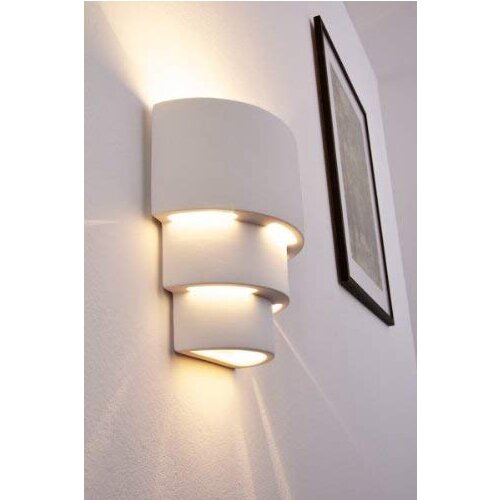 Led Wall Lamp 220V Aluminum Spiral Wall Light White Lamp Surface Mounted Sofa Background Wall Sconce Lighting Fixture Decoration