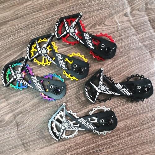 Bicycle Aluminum alloy ceramic rear derailleur 16T-16T pulley Guide Wheel for 6800 6870/6770/9000/9070 bicycle rear derailleur