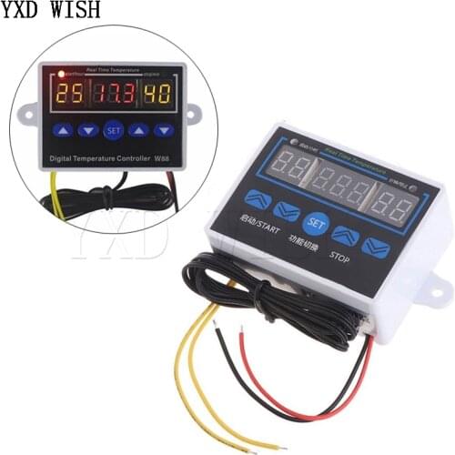 XH-W1411 Thermostat LED Digital Temperature Controller 12V/220V 10A Switch Thermometer Smart Temperature Regulator W88 W1411