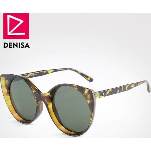 DENISA Brand Polarized Sunglasses Women 2019 Vintage Cat eye Glasses UV400 Anti-Glare Driving Sun Glasses Female oculos G55945