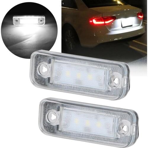 1 pair Car LED Light 3528SMD Signal Lamp 12V 2.8W Car Licence Plate Light For Mercedes-Benz W203 W211 C219 R171 CLS SLK