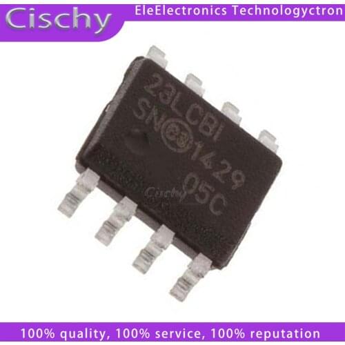 2PCS 23LC1024-I/SN SOP-8 23LC1024 SOP8 23LCBI SOP 23LCBI/SN 23LCB1