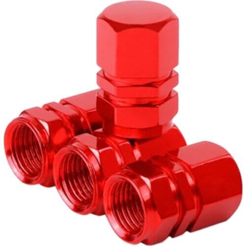 4 Pcs Car Tire Valves Stem Bolt-in Alloy Leakproof Wheel Valves Cover B36B