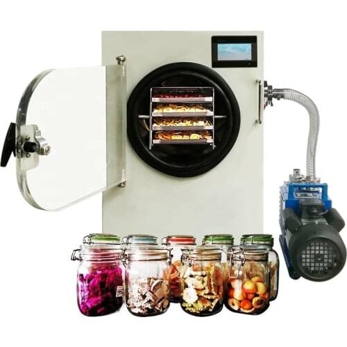 6-8kg Vacuum Freeze Drying Dried Machines Fruit Food Mini Vegetables Freezer Dryer for Sale