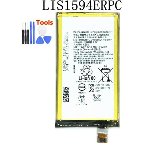 2700mAh LIS1594ERPC Battery For Sony Xperia Z5 Z5c Z5mini Z5 Mini E5823 E5803 C6 F3216 F3215 Xmini F5321 F3216+ Free Tools