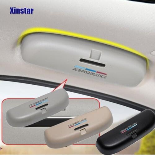 Car Sun Glasses Case Holder Glasses Box Storage For BMW X1 X3 X5 F10 F18 F11 F20 F21 F15 F25 F85 F30 F31 F35 F32 F33 F80 F82 F83
