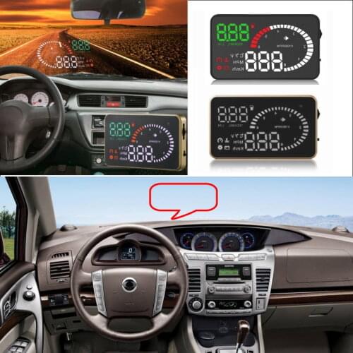 Car HUD Head Up Display For SsangYong Korando/Actyon/Kyron/Rexton 2010-2020 Car Head-up Display Digital Virsual Screen Projector