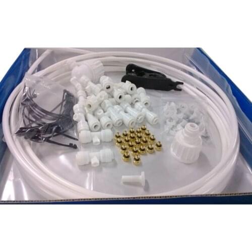 L092 White Low Pressure Sprayer Cooling System & 15m DIY Sprinkers