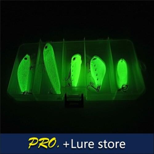 Free shipping hard plastic hard lure luminous minnow popper crank bait metal sequins winter fishing lure hook sea fishing tackle