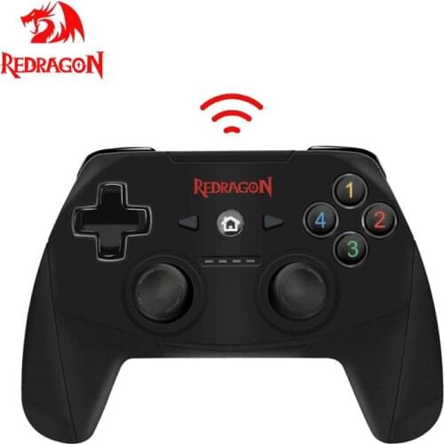 Redragon HARROW G808 Wireless Gamepad 10 button Game Controller Harrow for Computer Windows PC PS3 Playstation Android Xbox 360