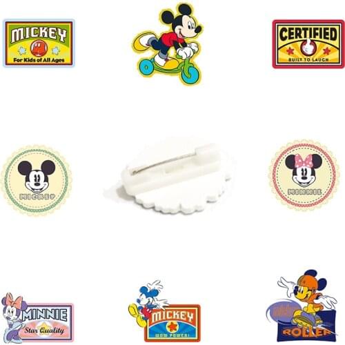 Disney Mickey Biking And Playing Ball Brooch Boys And Girls Gift Brooch Jewelry Mickey Mouse Brooch Epoxy Resin Acrylic Jewelry