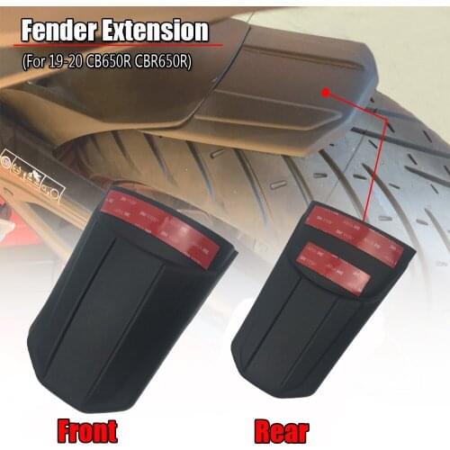 CB650R CBR650R Mudguard Extension For Honda CB CBR 650R Front Fender Extender Wheel Tire Hugger 2019 2020 Motorcycle Accessories