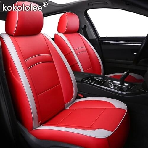 Kokololee leather car seat cover for opel astra h g j insignia vectra b meriva vectra c mokka make custom Automobiles Seat Cover