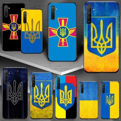 PENGHUWAN Ukraine Flag Phone Case Cover For OPPO Realme 5 3 2 Pro F7 F9 F11 F3 RENO Cover
