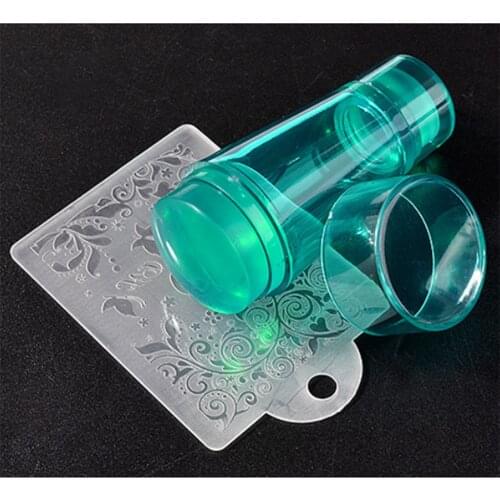 Nail Art Stamping Stamper Kit With Image Plate Manicure DIY Tool