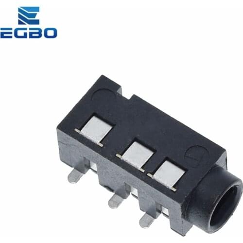 EGBO 10PCS 3.5 headphone jack audio jack PJ-320D 4 pin SMD MP3 Accessories PJ320D