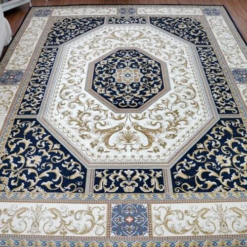 European Persian Carpet For Living Room Bedroom Anti-Slip Floor Mat Classical Fashion Kitchen Retro Chinese Style Carpet Rug