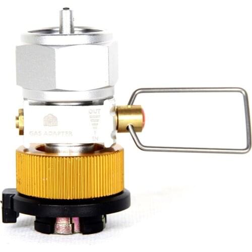 Gas Saver Plus Gas Convertor Shifter Refill Flat Tank Conversion Adapter Camping Gas Adaptor Valve