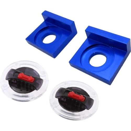 Racing Hardware Chain Adjuster Block Blue + Helmet Shield Base Tool Chain Tensioner Adjuster Block