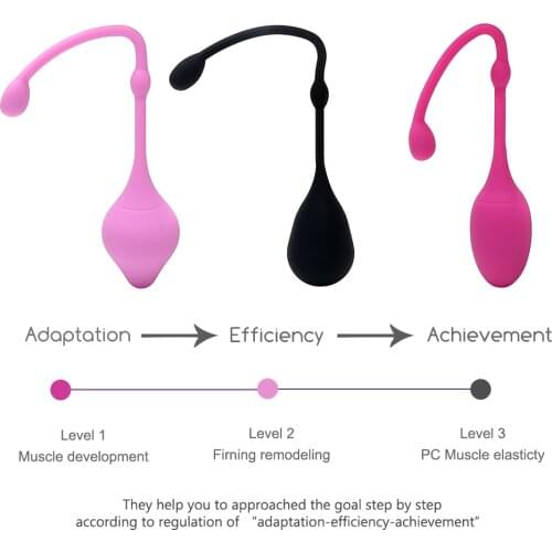 IKOKY Vaginal Ball Vaginal Tight Exercise Ball 3 Size Adult Product 1PCS Masturbation Kegel Exercise Trainers Sex Toys For Woman