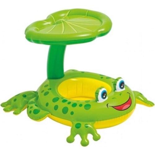 Intex Unisex Children Green Canopy Frog Boat