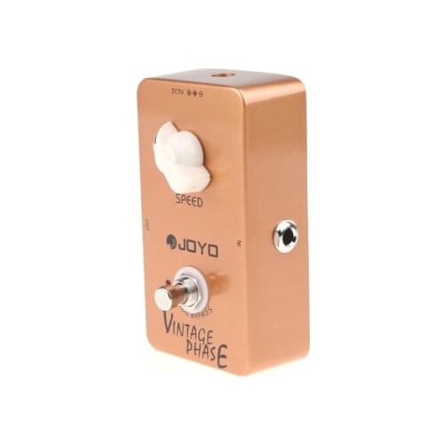 JOYO JF-06 Vintage Phase Guitar Efects Pedal Phaser Effects Pedal Stompbox 70s Van Halen Wide Space effect True Bypass