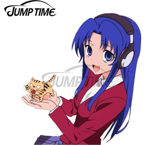 JumpTime 13 x 7.2cm Ami Cute Decal VAN Windshield Laptop Car Stickers Scratch-Proof Anime Car Assessoires Personality Decoration
