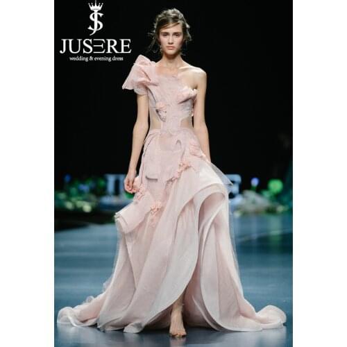 JUSERE Womens One Shoulder Dresses