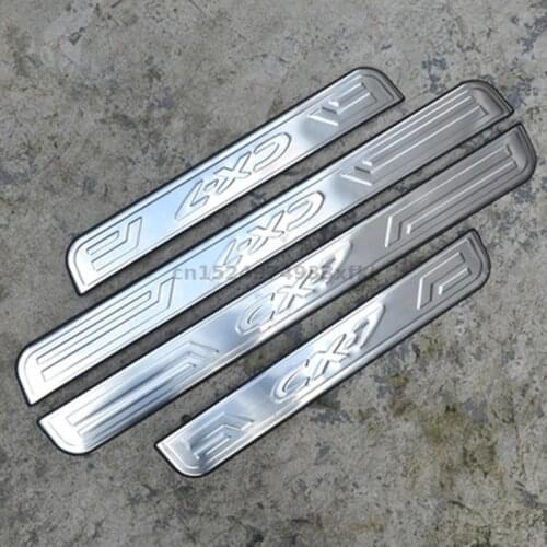 Instaplijsten Dorpellijsten Protector Dorpels Pedaal Guards Auto Styling Sticker For Mazda CX-7 Cx 7 CX7 2007-2016