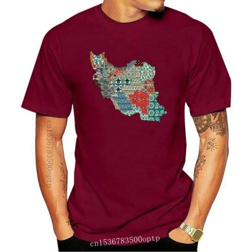 New Map of Iran with Iranian PatternsDesignsMotifs T shirt iran map carpet designs motifs persian rugs middle