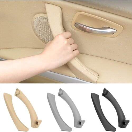 Full Set Inside Panel Handle Bar Pull Trim Cover Interior Door Handle for B MW 3 Series e90 Parts e91 318 320i 325i 328 330 335i
