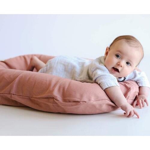 Portable Baby Lounger Baby Nest Newborn Pillow Cushion Bed Bassinet Toddler Crib Bed Cuna Baby Bedding Sheets Set
