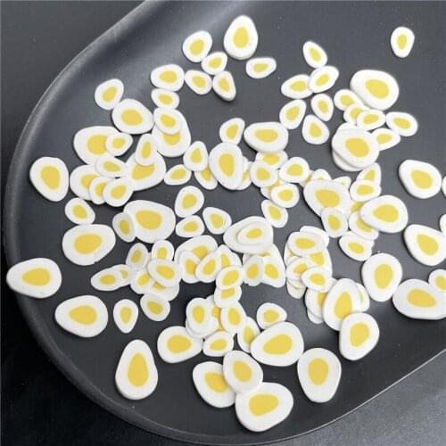 50g Egg Polymer Clay Sprinkle For Kids Diy ,Soft Clay For Craft Clay/Nail Art/Scrapbook Decoration DIY, Filler