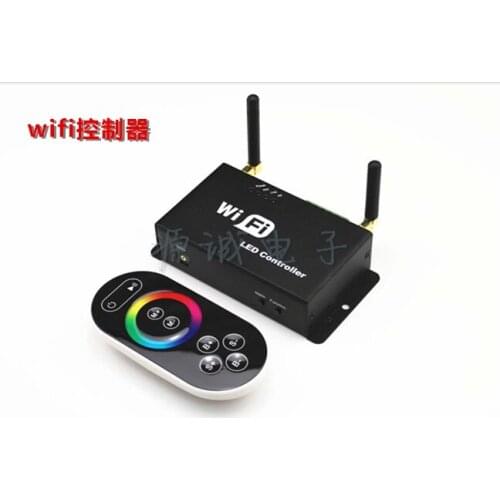 RGB LED controller Iphone Android mobile phone WIFI remote controller dimmer color temperature adjusting Free shipping