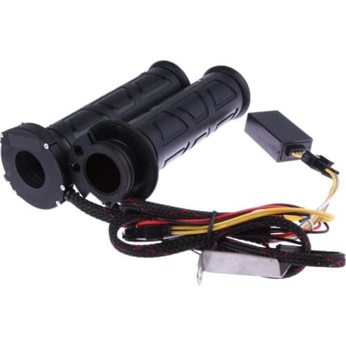 Motorcycle Electric Warm Handle Grips Modified Motor Thermostat Heated Handle Grips Handlebar for Honda Yamaha Fz6 Suzuki