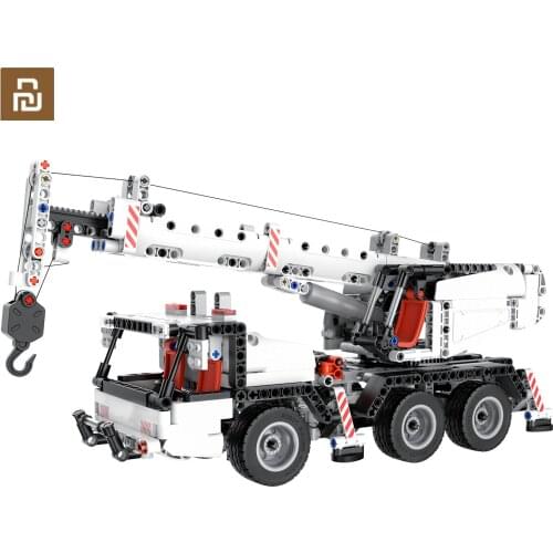 Original Xiaomi Mitu Building Blocks Miniature City Engineering Car Educational DIY Toys Truck Engineering For Kids Crane Gift