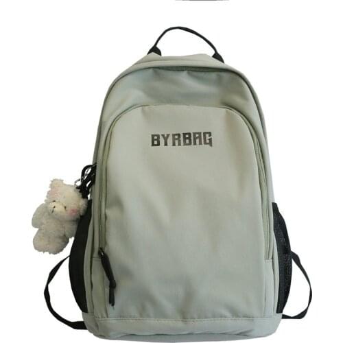 15.6-inch Computer Bag Female College Student Bag Korean Large-Capacity Backpack Female High School Student Campus Backpack