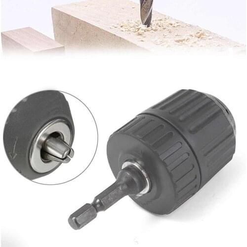 1 Pcs Drill Chuck(included Hex Shank) Suitable For Power More Impact Drill 1050w V9D2