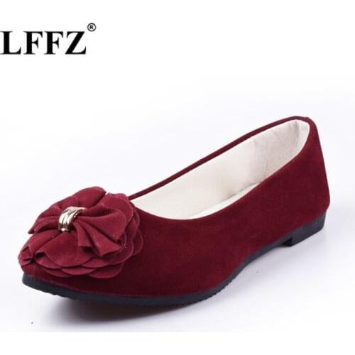 Big Size Women Flats Shoes Woman Loafers Summer Fashion Shallow Flower Flat Casual Women Shoes Zapatos Mujer Plus Size 35-43