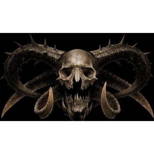 Halloween Towel Horror Gothic Satan Skull Microfiber Bath Towel serviette de plage toalha Sport Travel Towels Adult Beach Towels